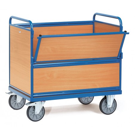 2873 - Chariot caisse en bois - Fetra on Manutention.pro by Eneltec