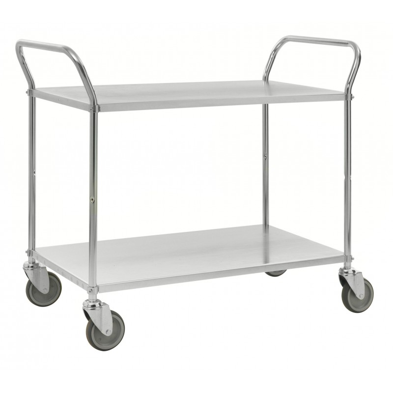 KM4105-E - Chariot couleur 2 tablettes - Kongamek on Manutention.pro by Eneltec