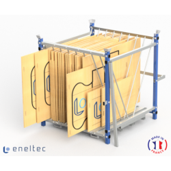 CUBE Rack rayonnage modulaire polyvalent - Stockage vertical pour panneaux - Eneltec on Manutention.pro by Eneltec