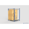 CUBE Rack rayonnage modulaire haut  Stockage vertical pour panneaux - Eneltec on Manutention.pro by Eneltec